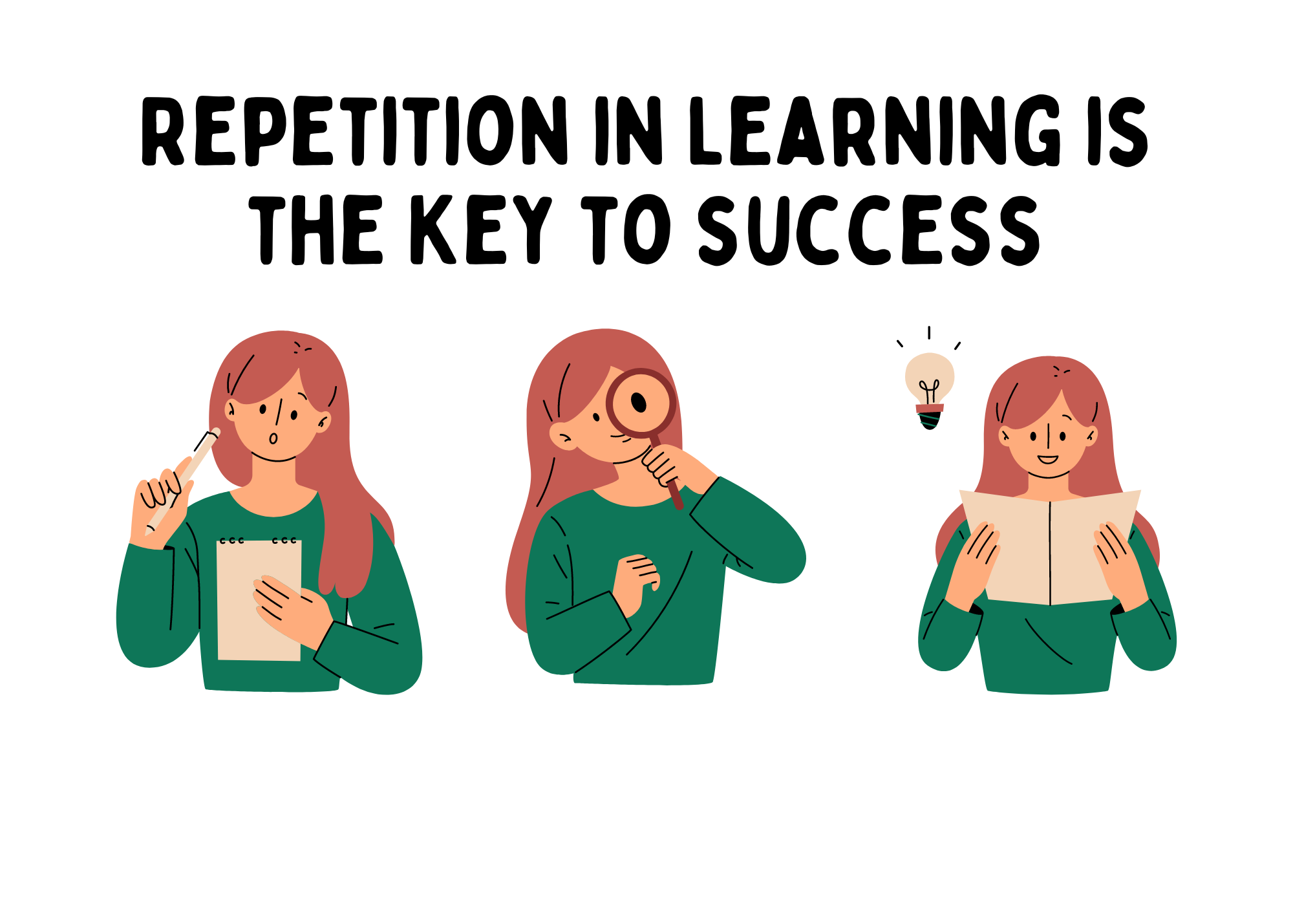 repetition in learning is the key to success