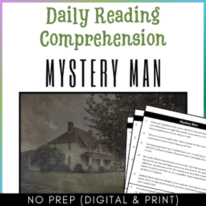 Mystery Man: Reading Comprehension and SEL Short Story Lesson Assessment